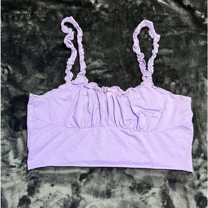 Purple Milkmaid Tanktop
